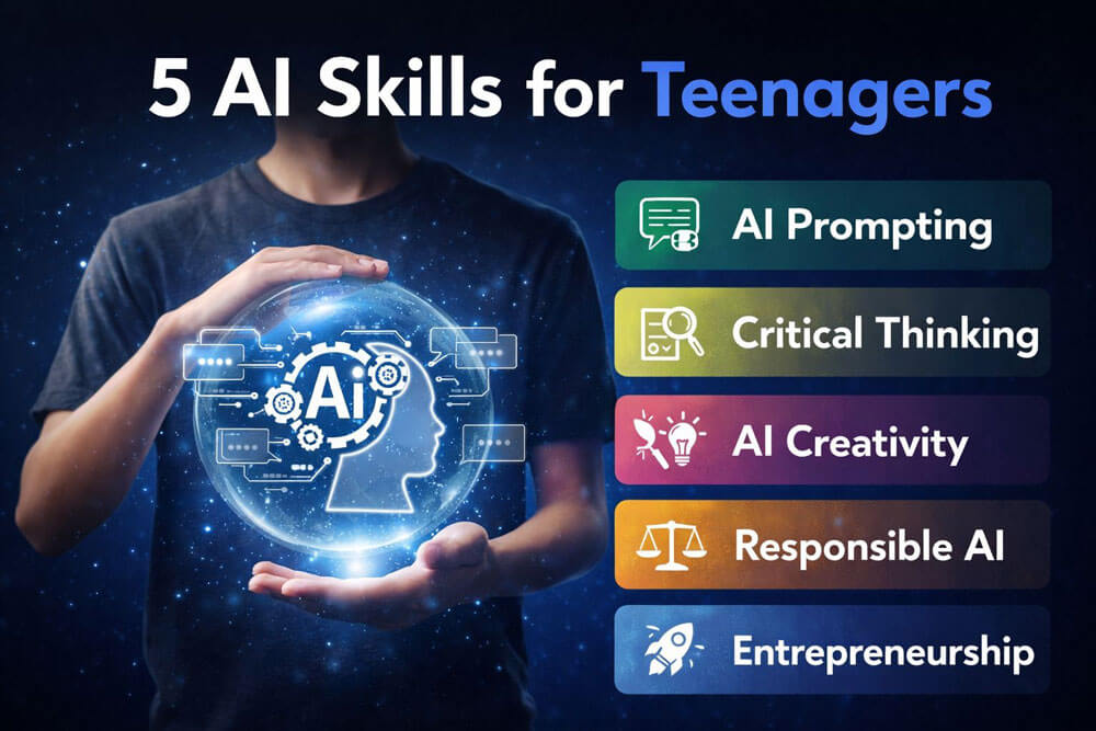 5 AI skills teenagers Malta future AI literacy education