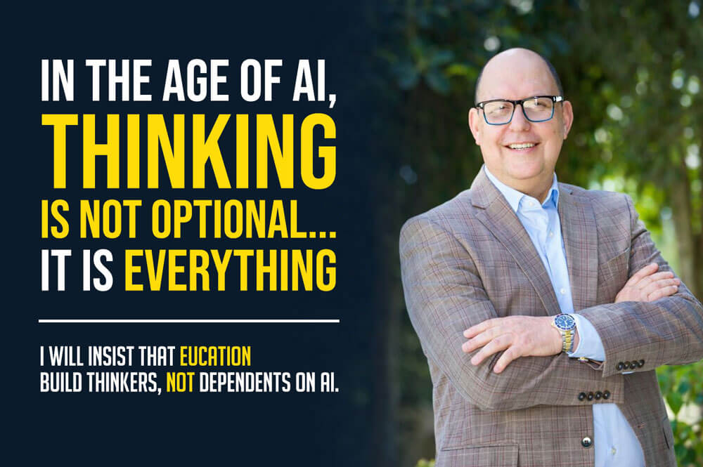 AI education prompt writing and critical thinking cognitive skills in Malta